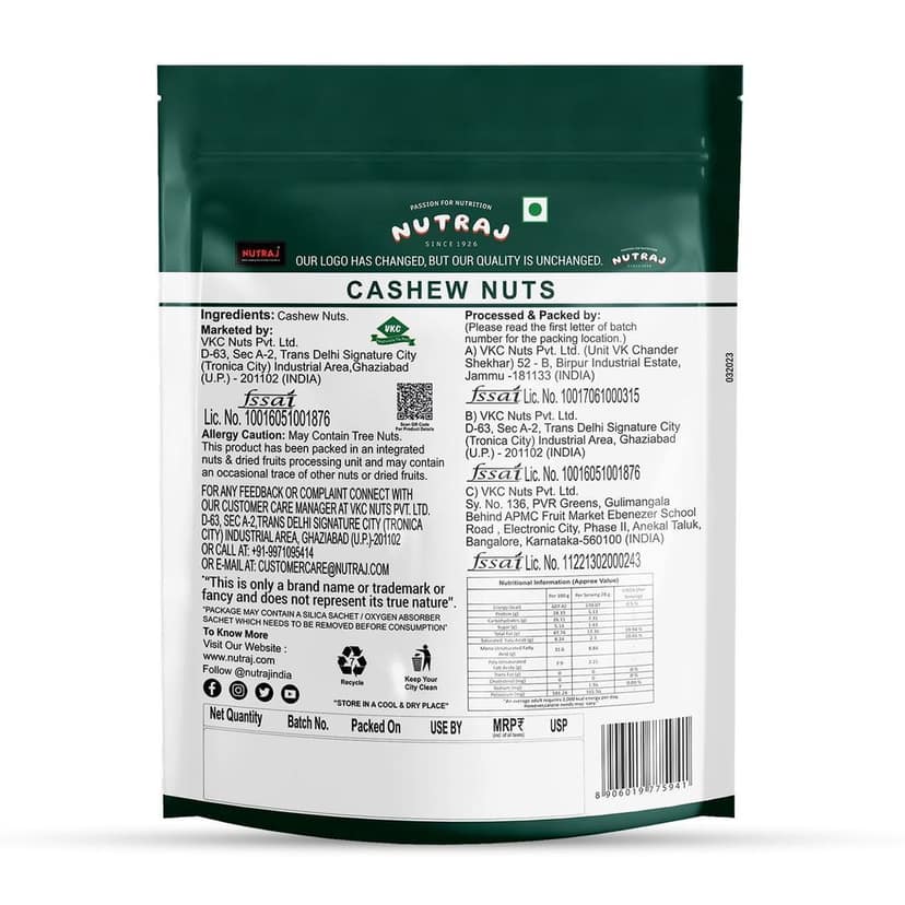 Nutraj Anymany Cashew 400g view 3