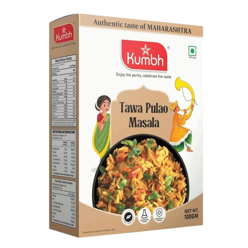 Kumbh Tawa Pulao Masala 100 Gm/Chicken Pulao Masala view 2