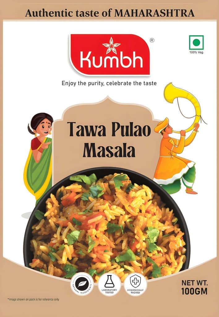 Kumbh Tawa Pulao Masala 100 Gm/Chicken Pulao Masala view 5