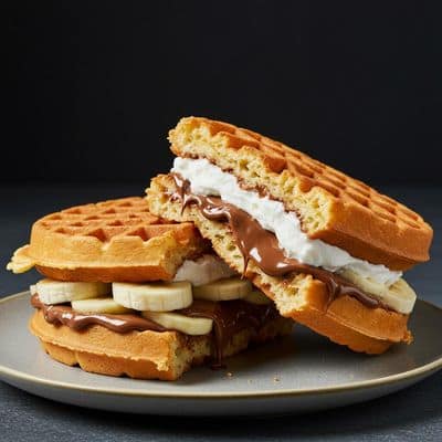 Monkey Business Waffle Sandwich