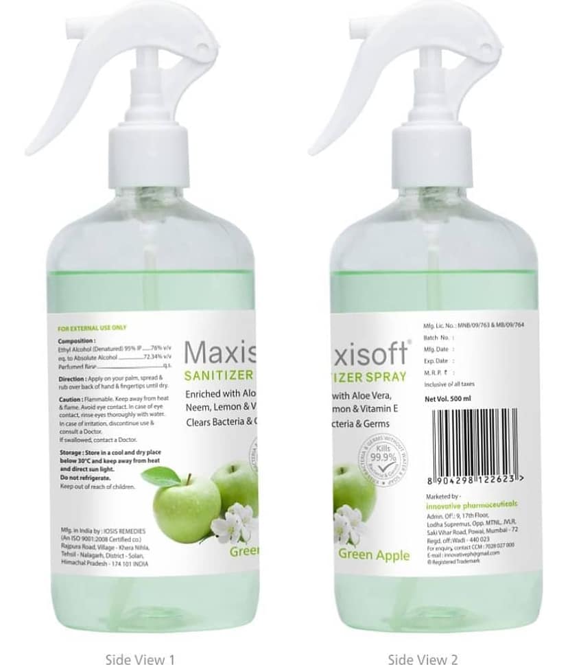 MAXISOFT - Antibacterial Hand Sanitizer 500 mL ( Pack of 1 ) view 2