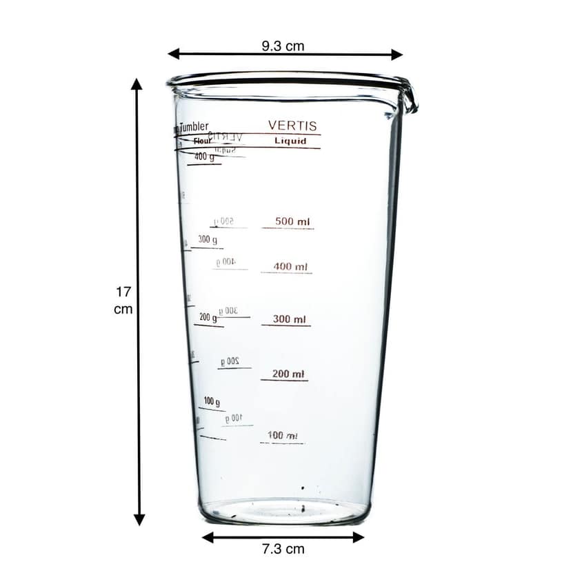 VERTIS Measuring Cup Tumbler with Spout Clear 500 mL view 2
