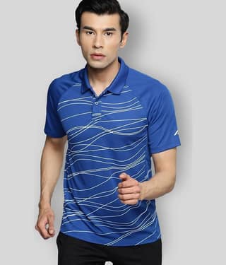 Alcis - Blue Polyester Slim Fit Men's Sports Polo T-Shirt ( Pack of 1 )