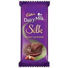 Cadbury Dairy Milk Silk Roast Almond Chocolate Bar, 55 G