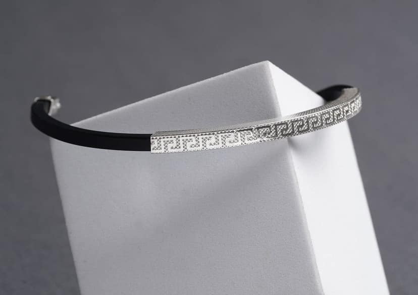 Greek Key Wrist Band