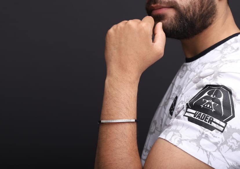 Greek Key Wrist Band view 3