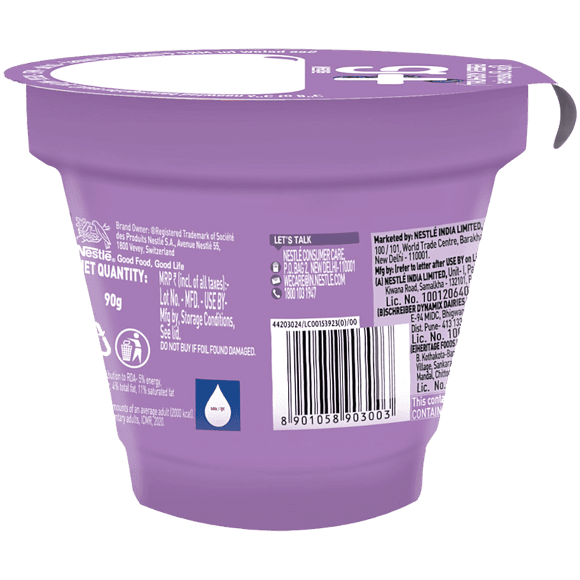Nestle A+ Grekyo Greek Yoghurt - Blueberry, 90 G Cup view 2