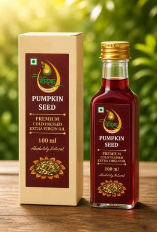Vaidik Pumpkin Seed Cold Pressed Extra Virgin Oil 100 ml