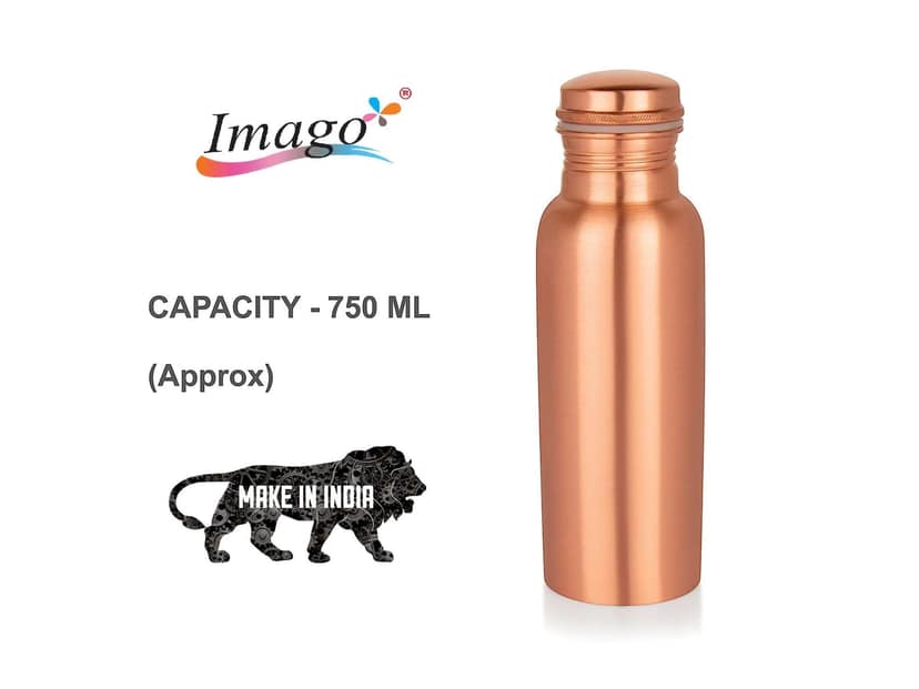 Imago Plain Copper Bottle 750ml (Pack of 8) view 2