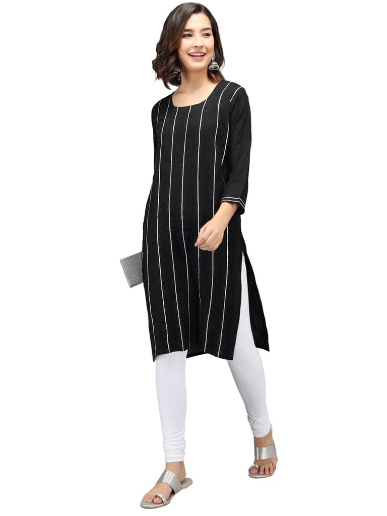 SOFT COLORS Women's Skinny Fit Ethnic Wear Churidar Leggings (White) view 8