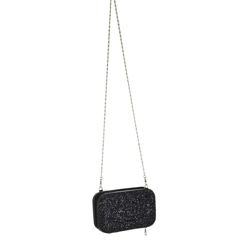 Casual, Formal, Party wear Black Clutch bag for Women & Girls view 6
