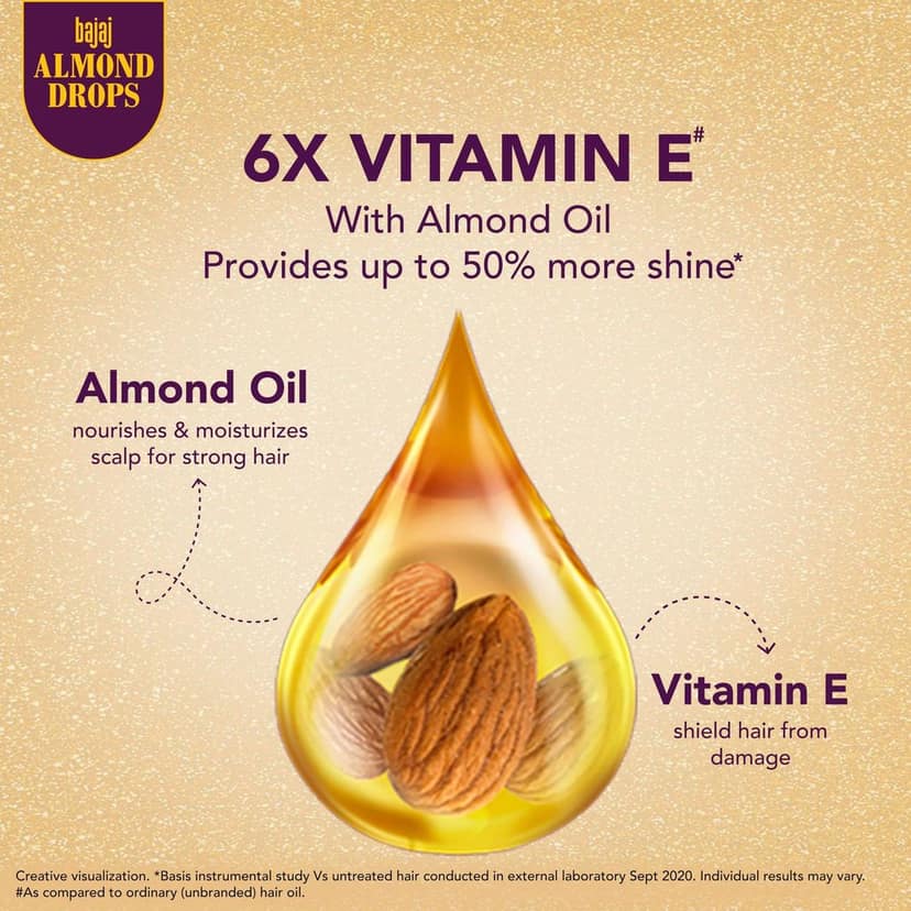 Bajaj Almond Drops Hair Oil, view 3