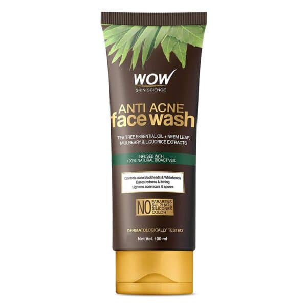 Wow Skin Science Anti Acne Face Wash 100ml