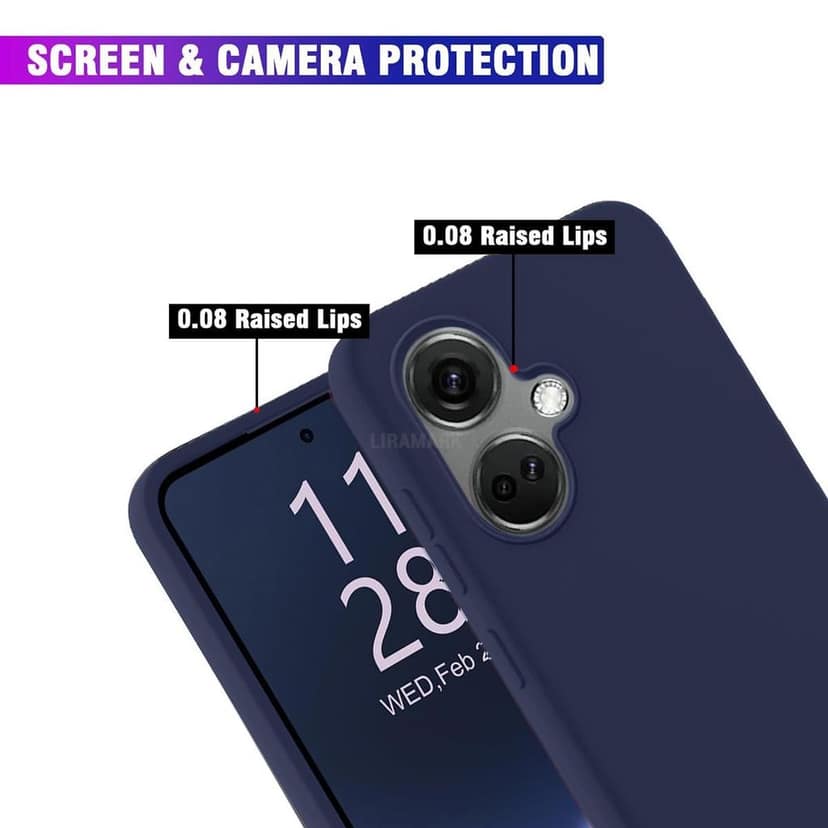 LIRAMARK Liquid Silicone Soft Back Cover Case for Oneplus Nord 3 5G view 3