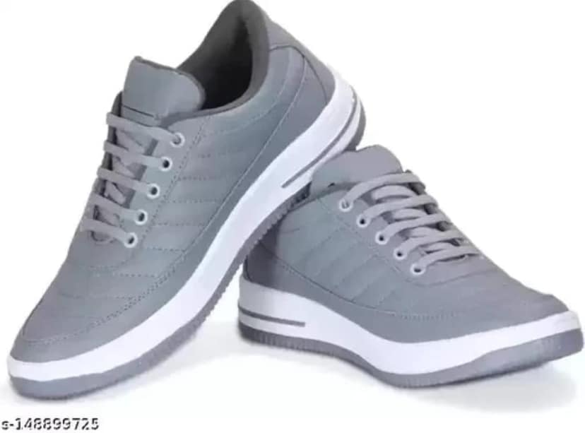 Men's Grey Sneakers view 2