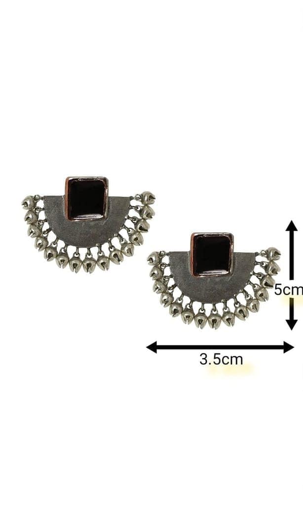 Classic Half Moon Earrings view 4