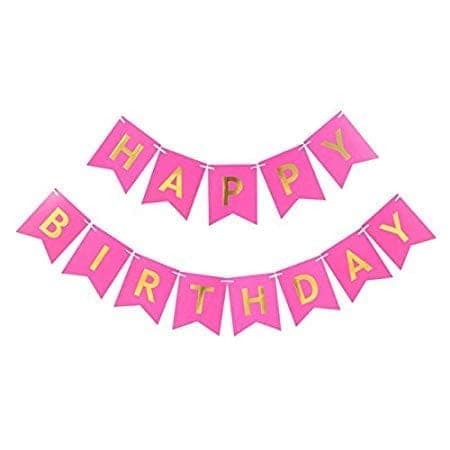 Happy Birthday Banner for Birthday Celebration of Kids and Adults