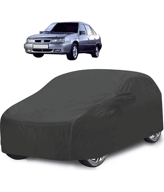 Auto Hub Car Body Cover for Daewoo All Car Models With Mirror Pocket ( Pack of 1 ) , Grey