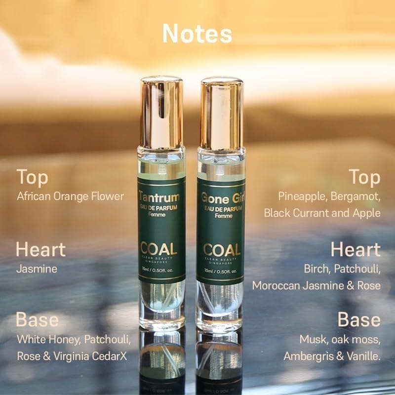 COAL Clean Beauty Travel Gift Pack Eau De Parfum with Top Notes of African Orange Flower, Pineapple, Bergamot & Rangoon Creeper | Luxury Perfume with Long Lasting Fragrance, Gifting | Women | 15ml x 4 view 3