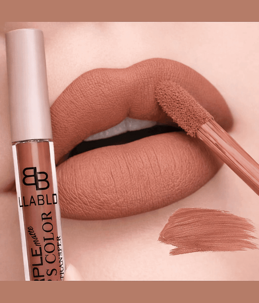 BELLABLOOM Nude Brown Matte Waterproof Liquid Lipstick ( Pack of 1 )