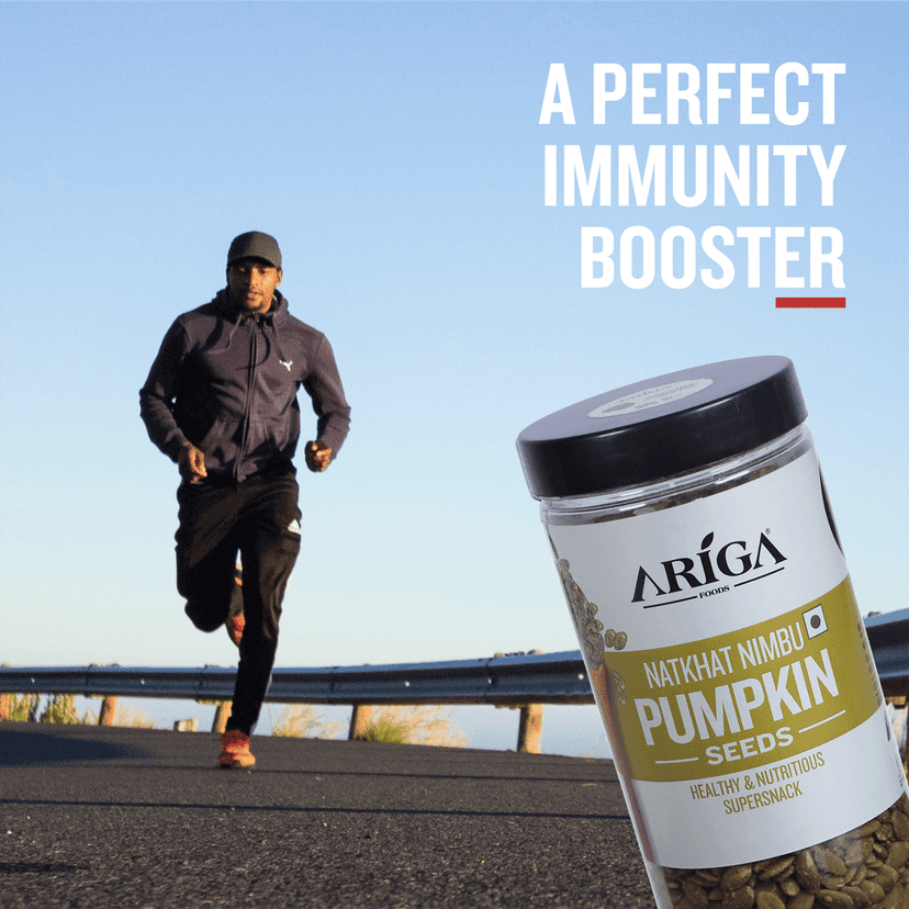 Ariga Foods Natkhat Nimbu Pumpkin Seeds Premium Healthy & Nutritious Pumpkin Seeds 1kg (2 x 500gm) view 7