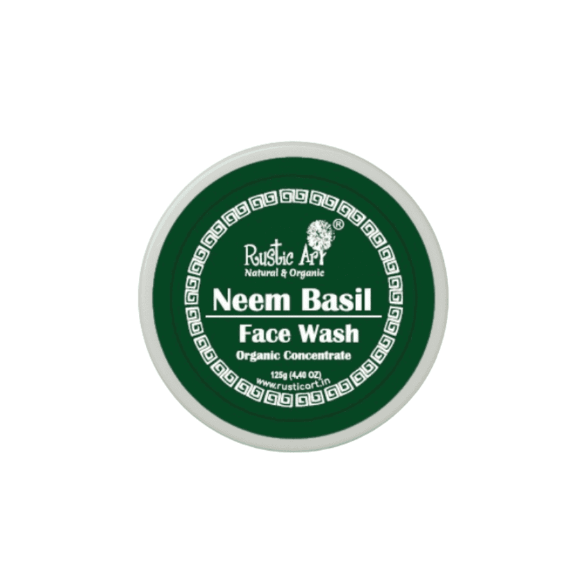 Neem Basil Face Wash Organic Concentrate (125gm) view 3