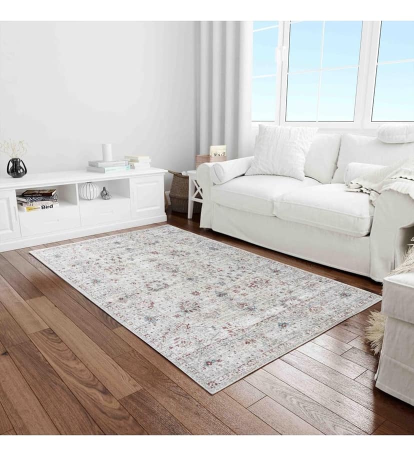 Neu Looms Handmade Viscose Wool Anti-Skid Rug for Bedroom, Living Room, Nursery, Playroom & Dorm - Soft & Durable, 2x3 Feet, Beige/Brown