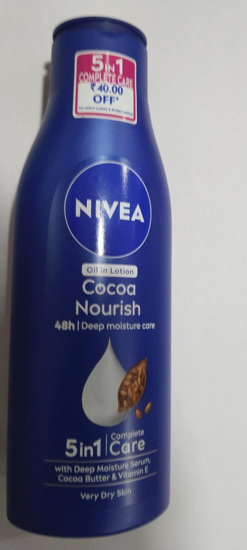 Nivea Oil in lotion Cocoa Nourish 5in1 care