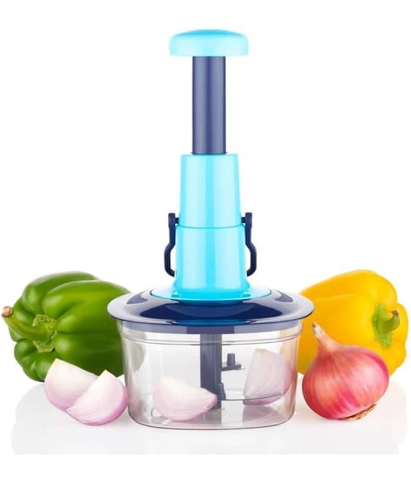 PRAMUKHAM Multicolor Plastic Mannual Chopper 650 ml ( Pack of 1 )