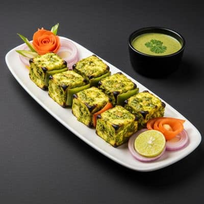 Hariyali Paneer Tikka (5 Pc)