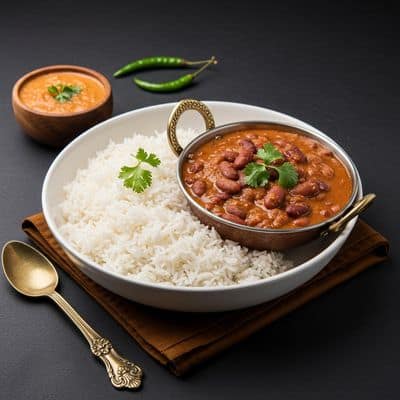 Rajma + Plain Rice Combo