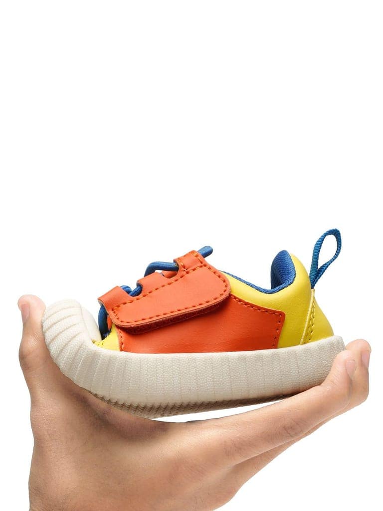 POCO Toddlers' Comfortable & LightWeight Lace-Free Sneakers - Yellow (Boys) view 5