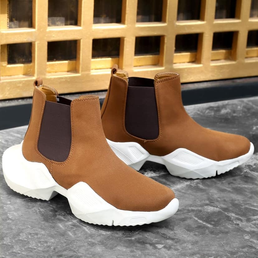 Bxxy's Designer Slip-on Boots For Men view 3
