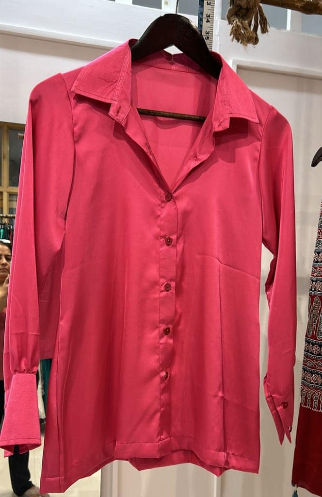 NM by Neha Mehta Stylish Party Wear Silk Shirt for Women