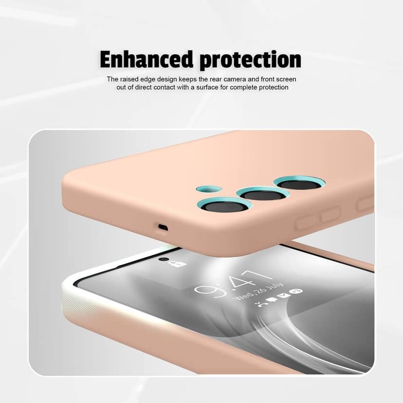LIRAMARK Liquid Silicone Soft Back Cover Case for Samsung Galaxy S25 Plus view 5