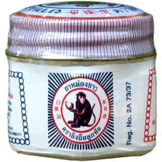 Movitronix White Monkey Holding Peach Balm Thailand Product - Pack of 1 (18 Gram)