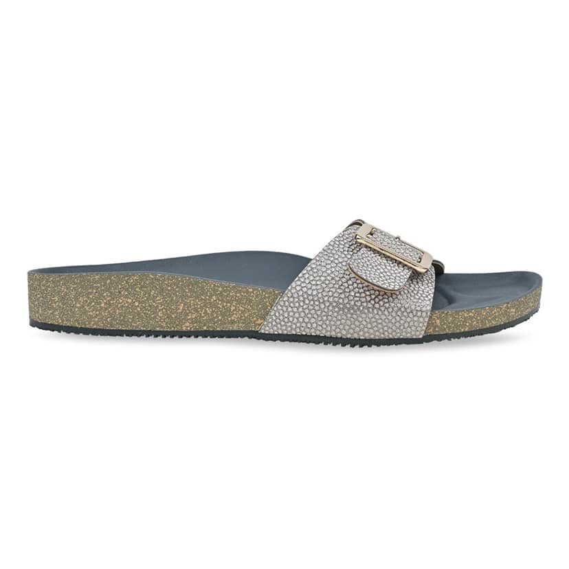 Antique Gold Women Slider Flats