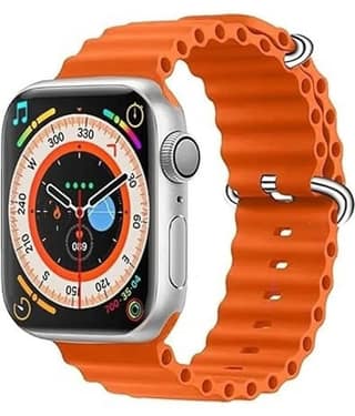 Pulsebit TFT BT Calling Smart Watch with Strap Upto 24 hours Backup ( Orange )