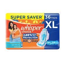 WHISPER CHOICE XL 36 PADS