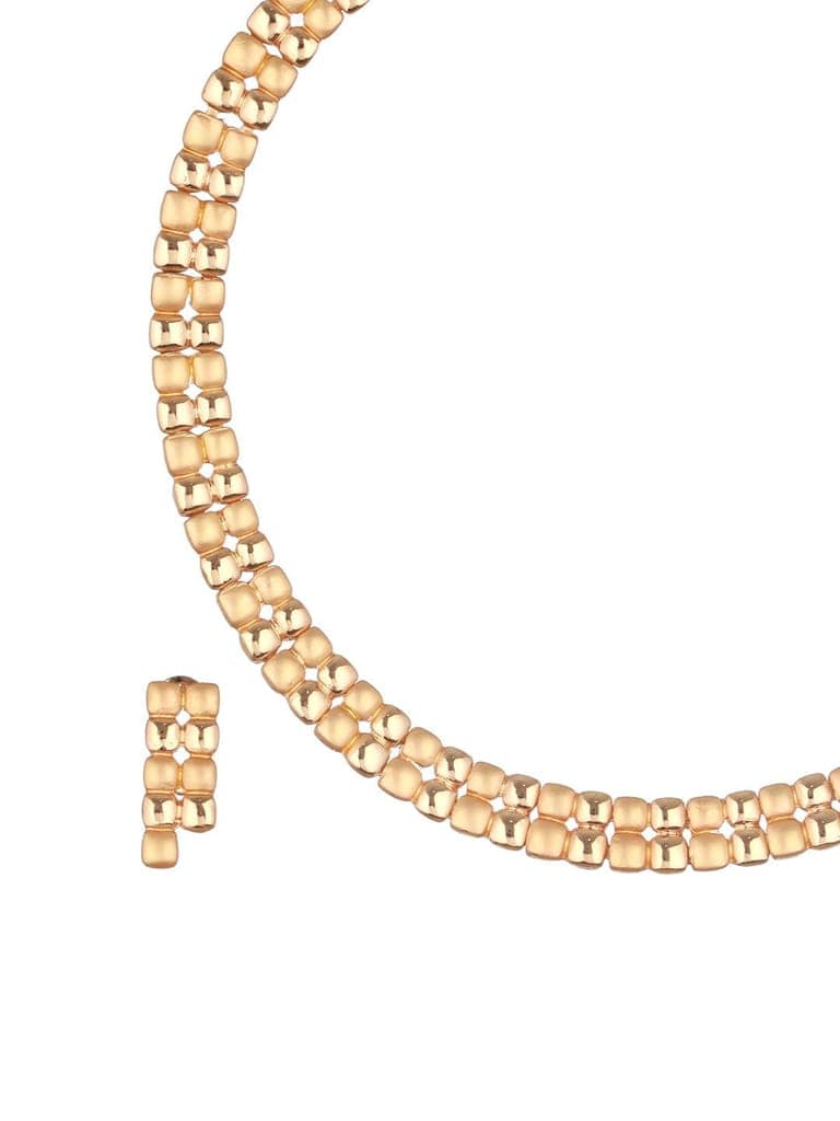 Anti-Tarnish 18k Gold Plated Ball Statement Combo Jewellery Set view 7