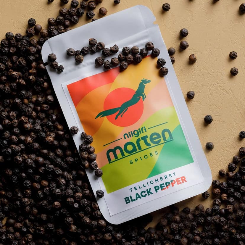 Nilgiri Marten Tellicherry Pepper Bold (Kali Mirch), 40g (Pack of 2) view 3