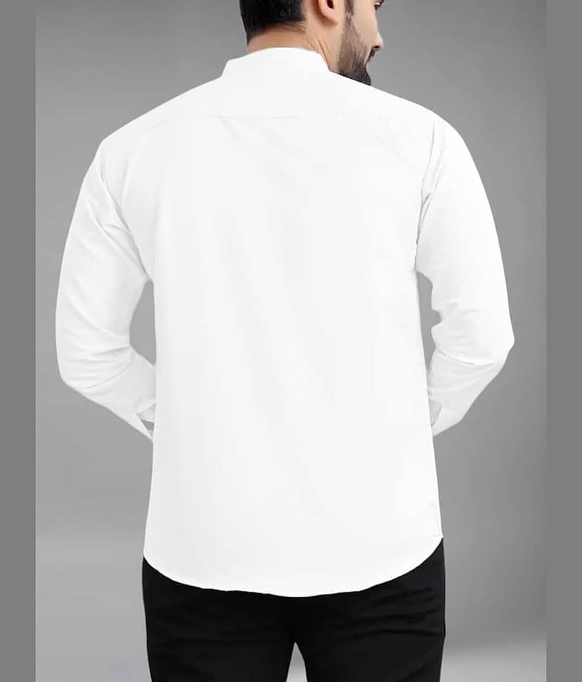 BHUVIKOO Cotton Blend Slim Fit Solids Full Sleeves Men's Casual Shirt - Khaki ( Pack of 1 ) view 2
