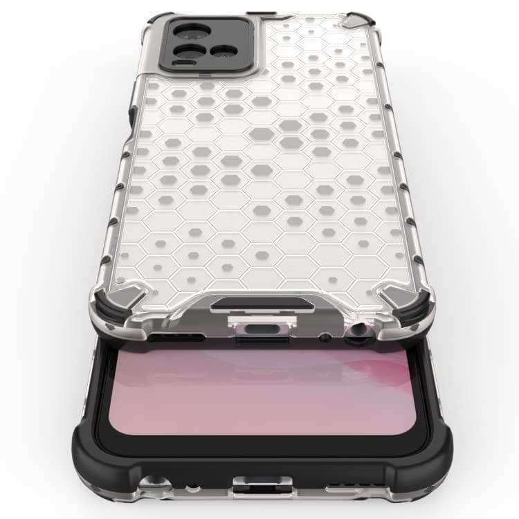 Faircost for Vivo Y21 2021/ Y33s Hybrid Shockproof Back Cover Hard Outside Soft Inside- (Polycabonate::Transparent) view 6