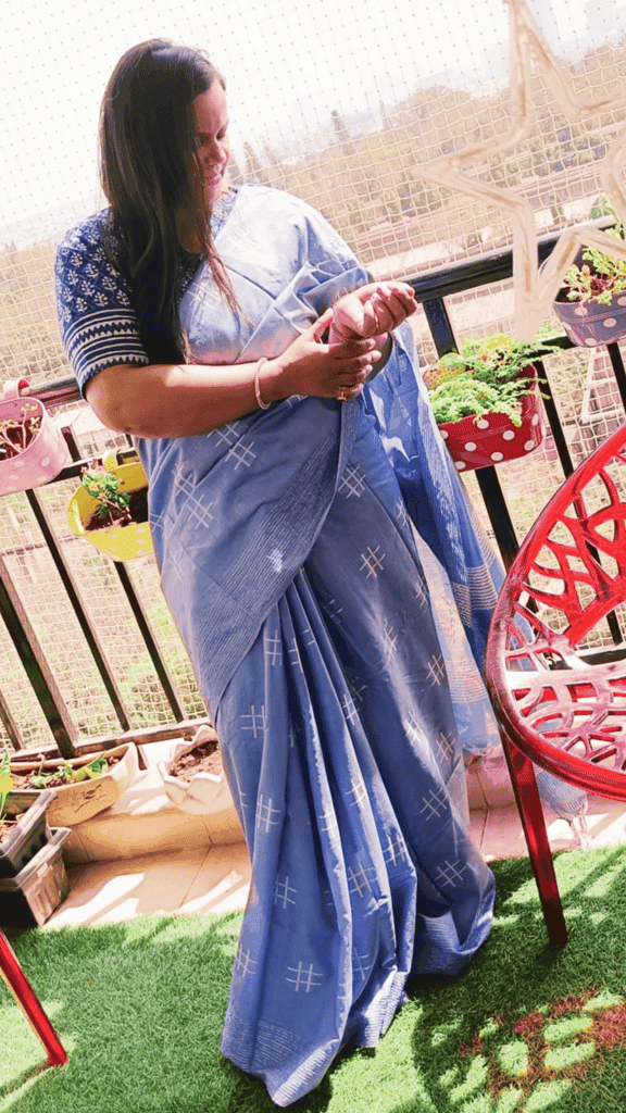Katan Jordy Blue Silk Saree Weaving Design with Blouse-9386 view 2