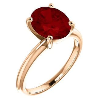 CEYLONMINE Ruby (chunni) ring natural & original Ruby/ manik gemstone gold plated ring for astrological purpose