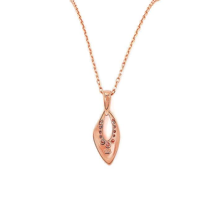 Rose Gold Sparkle Amulet Pendant with Chain view 5