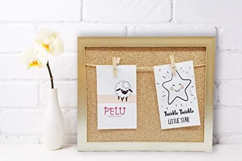 Rack Jack Wall Frame with Wooden Clips - Glitter -Gold view 5