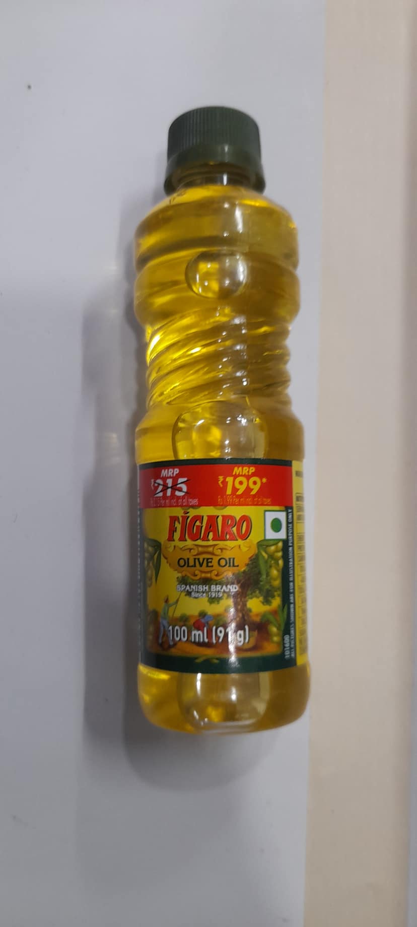 Figaro olive oil Spanish brand bottle