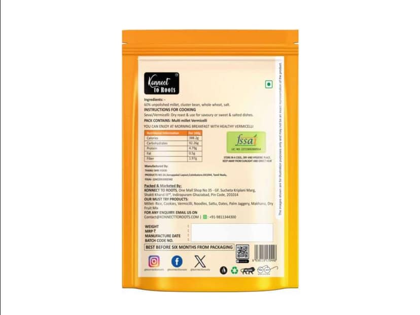 Multi Millet & Foxtail Millet Vermicelli Combo pack of 2 view 2