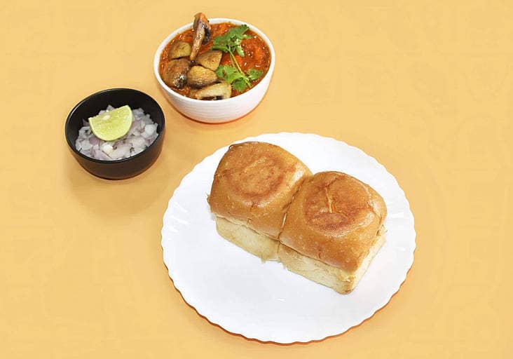 Mushroom Pav Bhaji